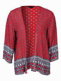 Pink Knit Long Cardigan