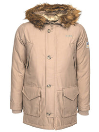 Jersey padded jacket