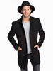 Contrasted collar jacket